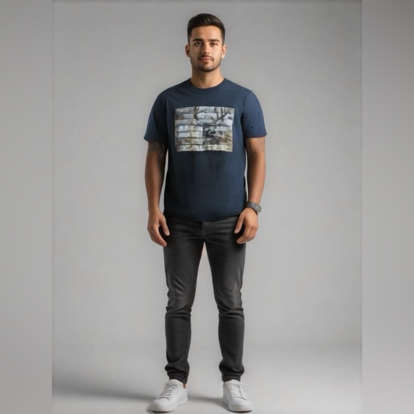 Men’s real tree T-shirt size large - Picture 1 of 2